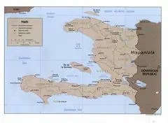 Haiti Political Map 1999
