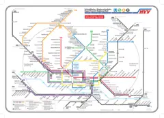 Hamburg Metro System Map