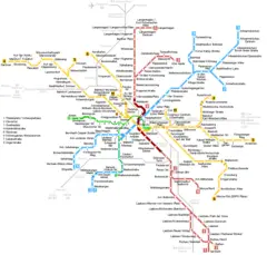 Hannover Metro Map
