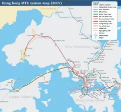 Hong Kong Railway Route Map