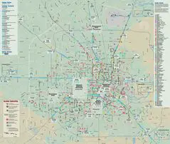Houston Transport Map