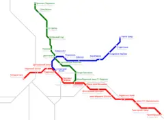 Kharkiv Metro Map