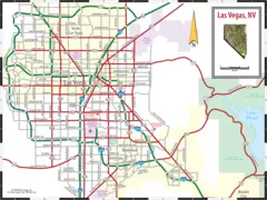 Las Vegas Transport Map
