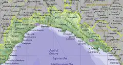 Liguria Political Map