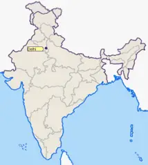 Location of Delhi Png