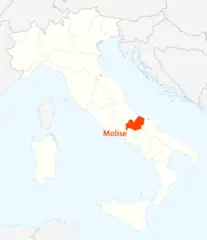 Location of Molise Map