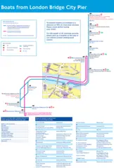 London Bridge Pier Route Map