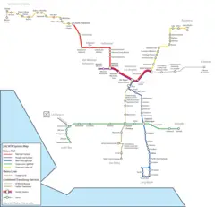 Los Angeles Cmta System Map