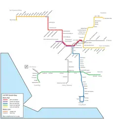 Los Angeles Metro Map(1)