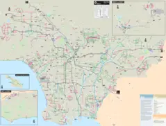 Los Angeles Bike Map