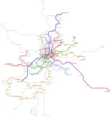 Madrid Metro Map
