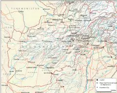 Map Of Afghanistan And Its Neighbors