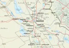 Map Of Central Iraq