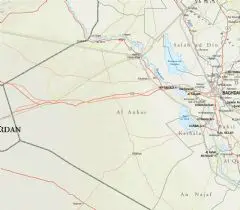 Map Of Western Iraq