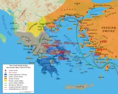 Map Greco Persian Wars