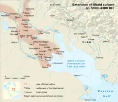 Map Ubaid Culture