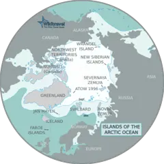 Map of Arctic Islands