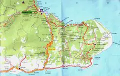 Map of Baracoa Maisi
