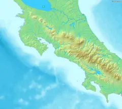 Map of Costa Rica Demis