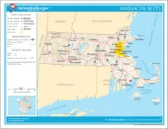 Map of Massachusetts Na 1