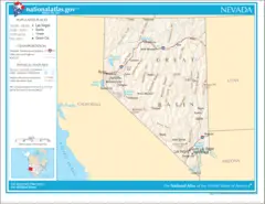Map of Nevada Na 1