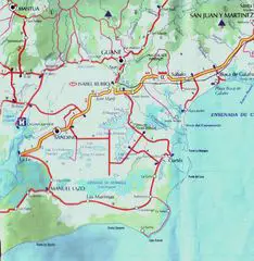 Map of San Juan Y Martinez E Sandino