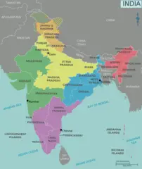 Map of India 1