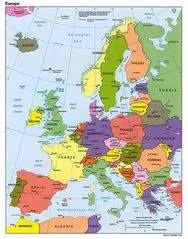 Mapa Politico Europa 1995