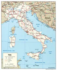 Mapa Politico Italia 2004