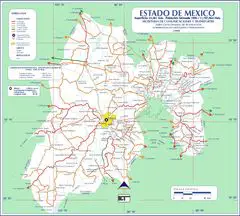 Mapa Rutas Estado Mexico