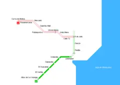 Maracaibo Metro Map
