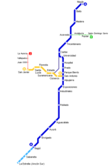 Medellin Metro Map