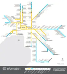 Melbourne Metro System Map