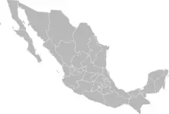 Mexico Map Blank