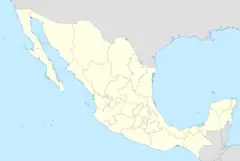 Mexico States Blank Map