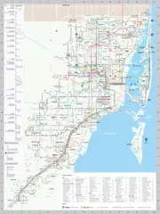Miami Transport Map (include Metrobus)