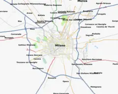 Milan Center And Environment Map