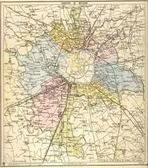 Milan Historical City Map