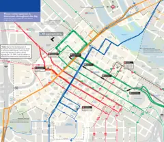 Minneapolis Downtown Transport Map (city Center)