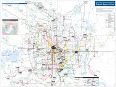 Minneapolis Transport Map
