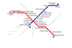 Minsk Metro Map