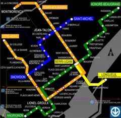 Monterrey Subway Map (metro)