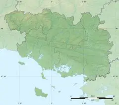 Morbihan Department Relief Location Map