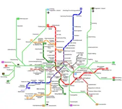 Munich Metro Map