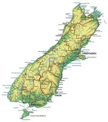 New Zealand South Island Physical