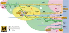 Newcastle Metro Zone Map
