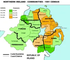 Northern Irland Religions 1991