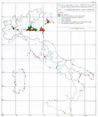 Nuclear Energy Map Italy