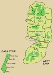 Palestine Election Map