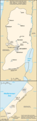 Palestinian Authority Map